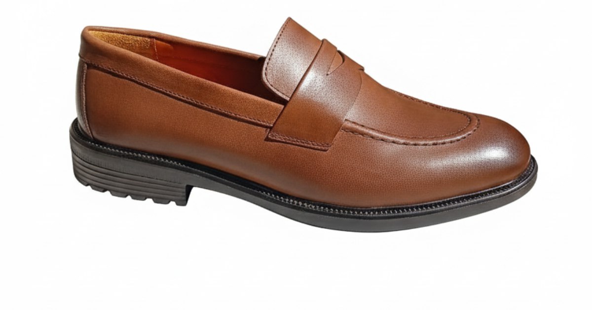 Mocassins college en Tabac